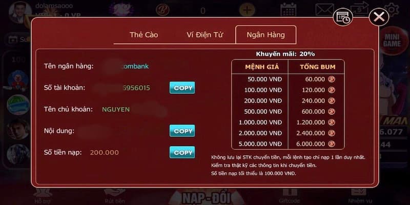 Nạp tiền tài xỉu online Nạp tiền tài xỉu online các phương thức